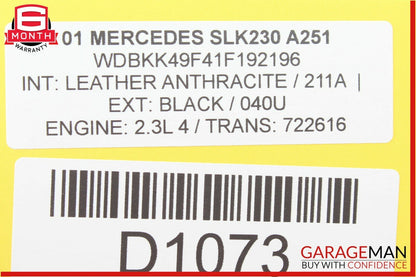 97-04 Mercedes R170 SLK230 C230 Supercharger Manifold 1110981137 OEM