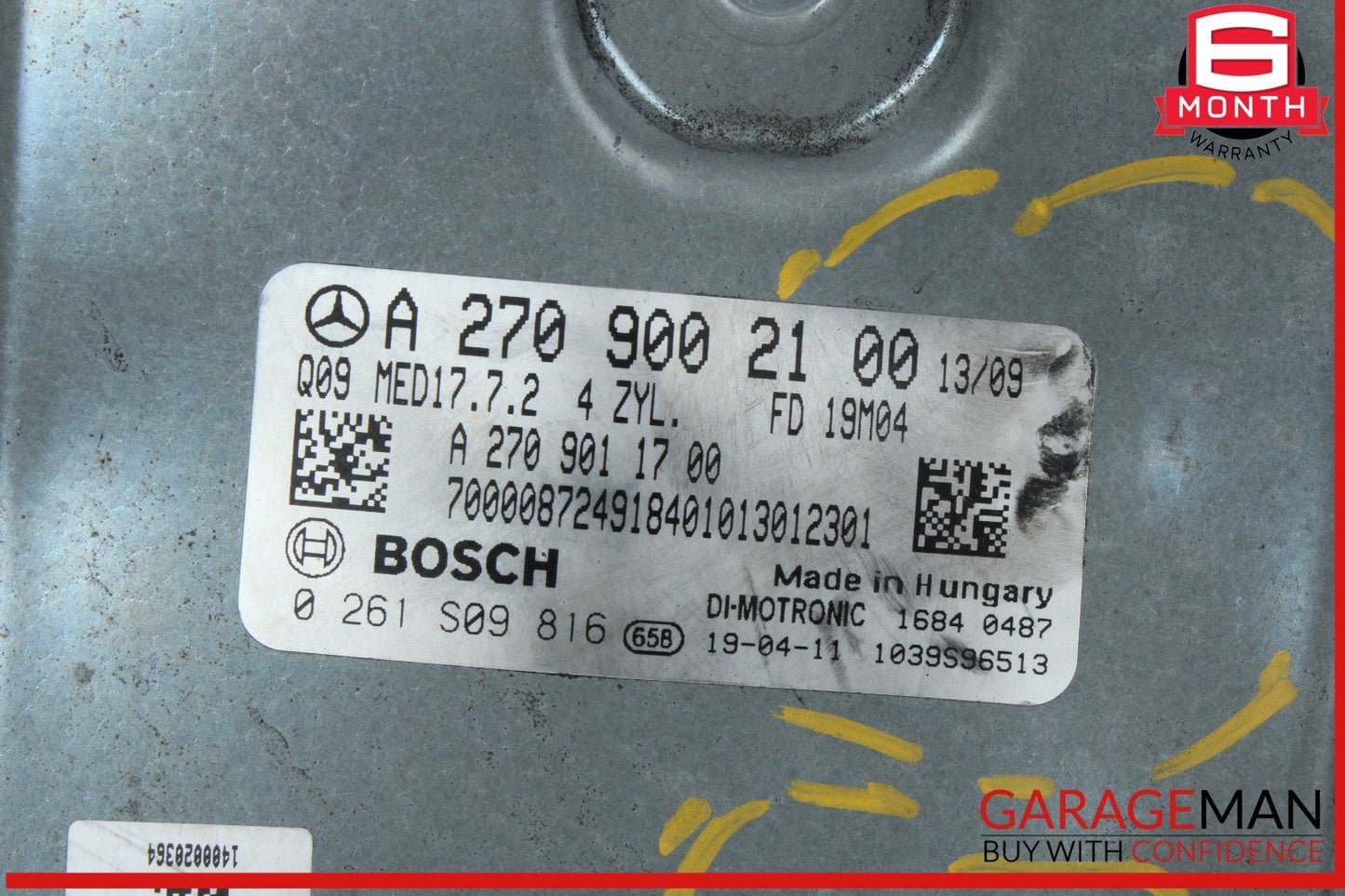 14-18 Mercedes X156 GLA250 CLA45 AMG ECU ECM Engine Computer Control Module OEM