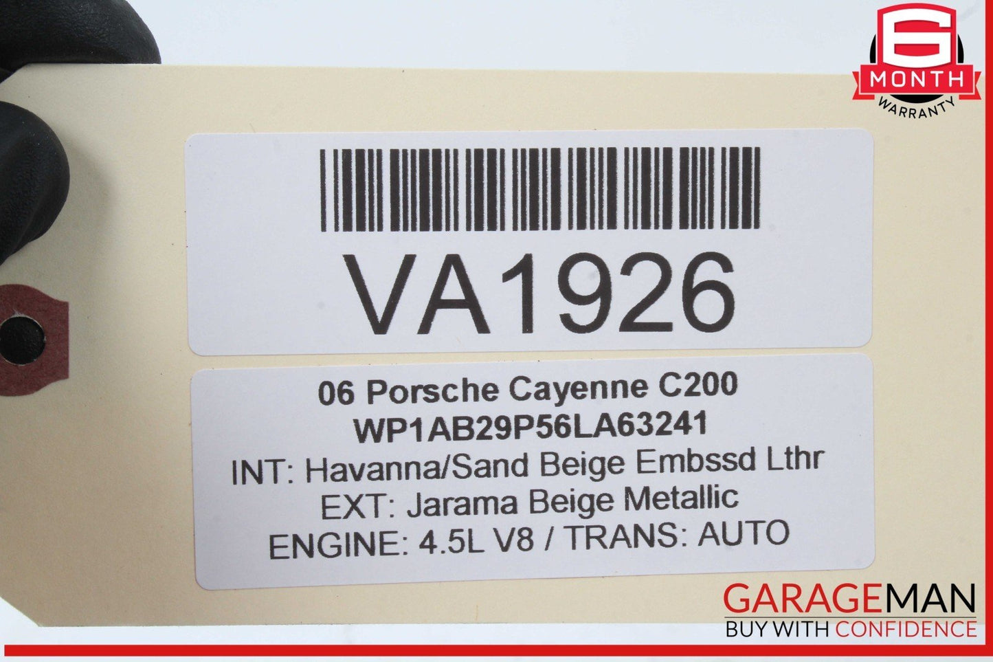 03-10 Porsche Cayenne 955 957 Rear Left Driver Side Window Regulator Motor OEM