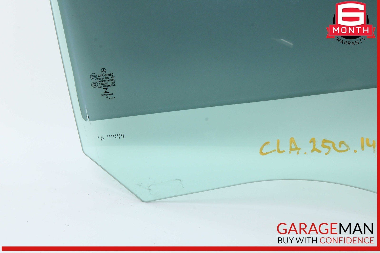 14-19 Mercedes W117 CLA250 Rear Right Passenger Door Window Auto Glass Panel OEM