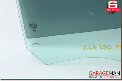 14-19 Mercedes W117 CLA250 Rear Right Passenger Door Window Auto Glass Panel OEM
