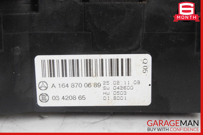 06-12 Mercedes W251 R350 Rear A/C Heater Climate Control Switch Unit OEM