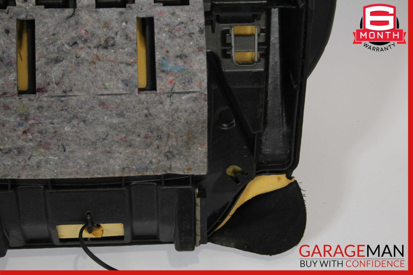 03-06 Mercede W220 S600 Rear Left Side Lower Bottom Seat Cushion Black OEM