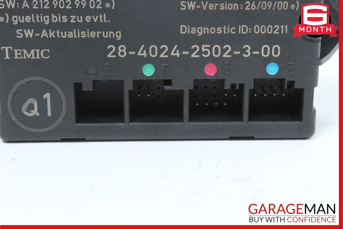 08-18 Mercedes W204 C350 C300 CLS550 Rear Left Side Door Control Module OEM