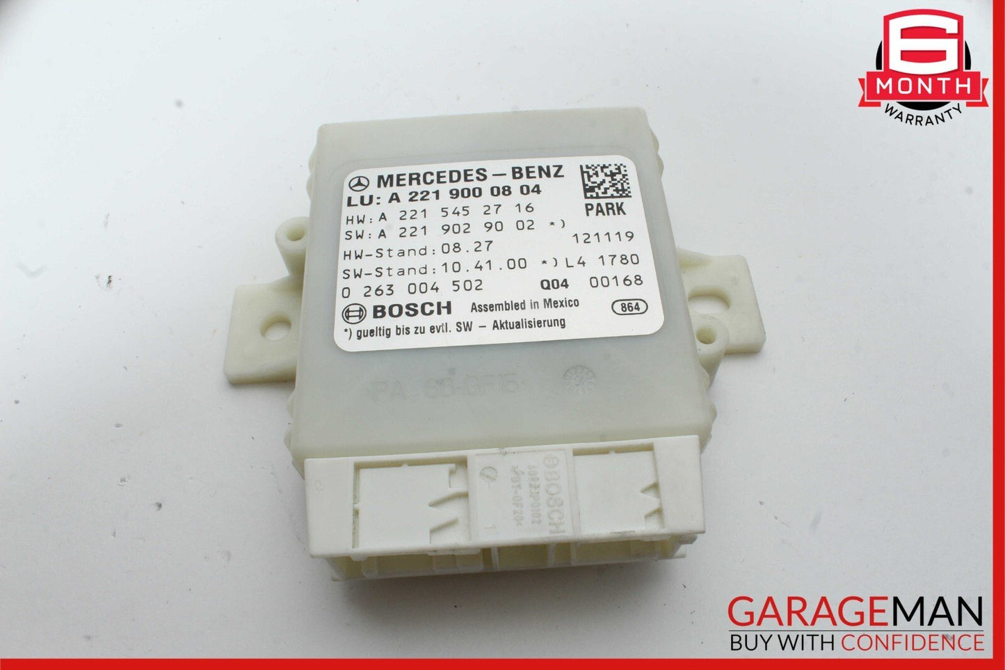 10-13 Mercedes W221 S550 S500 S63 AMG Rear Parking Parktronic Control Module OEM