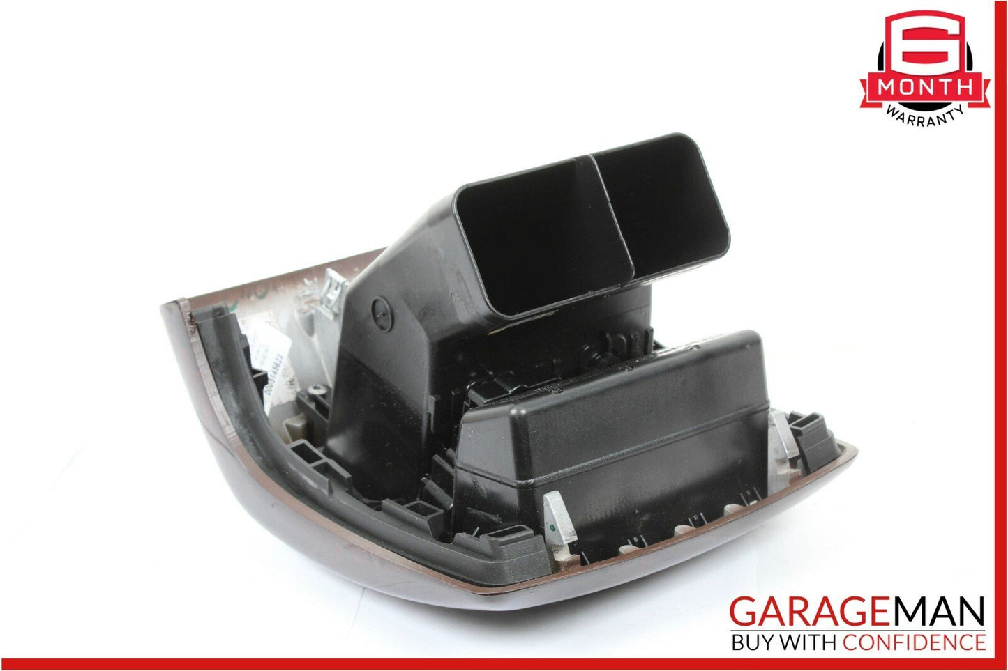07-13 Mercedes W221 S550 S450 Rear Center Console A/C Air Vent Trim Bezel Wood
