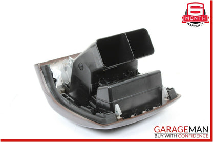 07-13 Mercedes W221 S550 S450 Rear Center Console A/C Air Vent Trim Bezel Wood