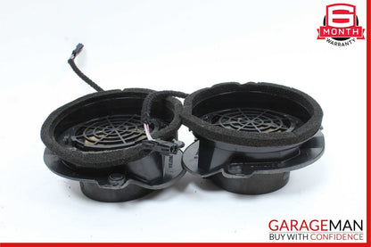 96-03 Mercedes W210 E320 Rear Right & Left Side Door Sound Speakers Set OEM