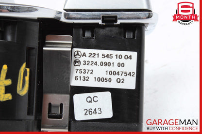 07-14 Mercedes S550 CL600 Head Light Headlight Fog Light Switch Control Module