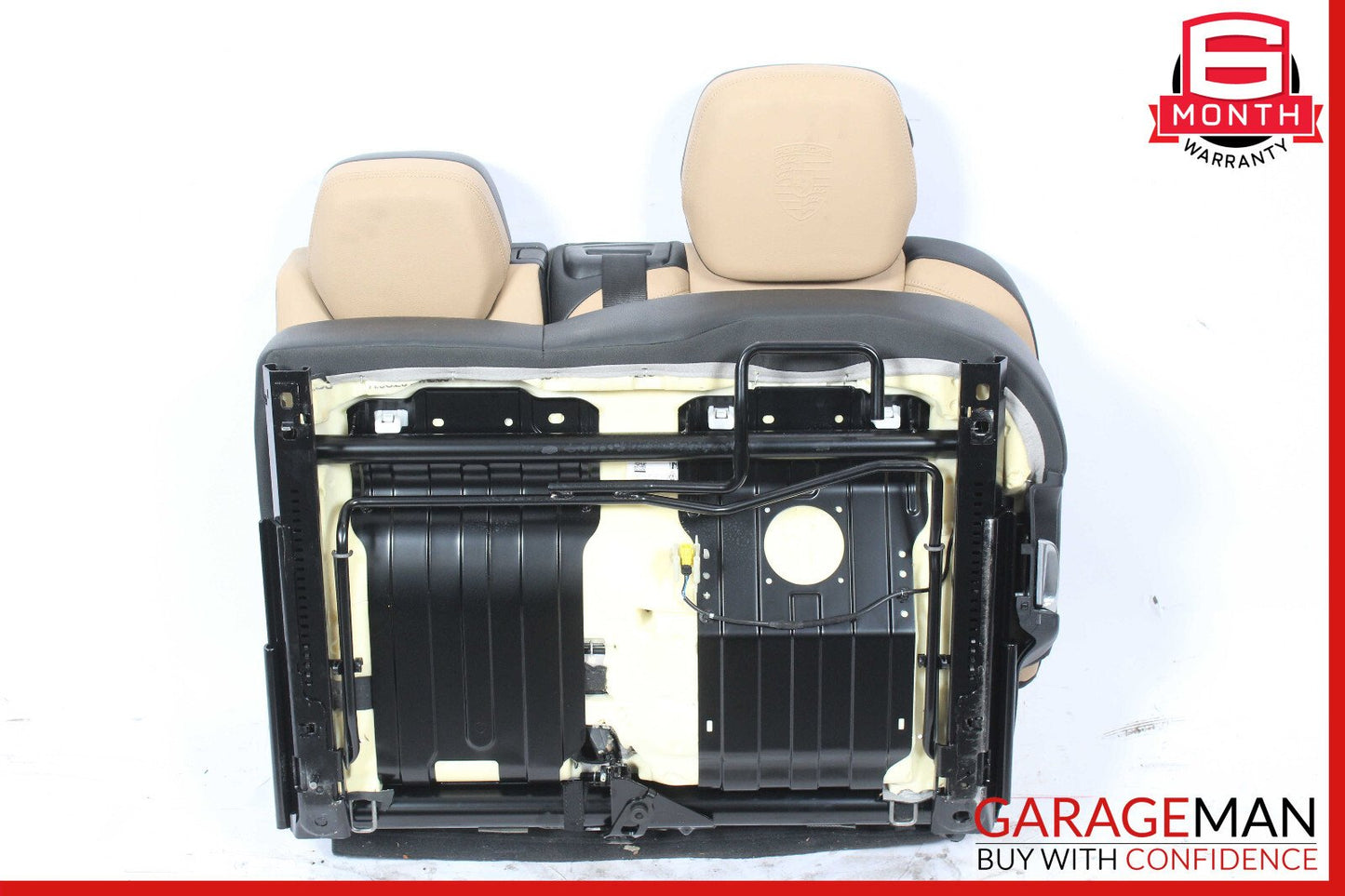 11-17 Porsche Cayenne 958 Rear Left Side Complete Seat Cushion Assembly OEM