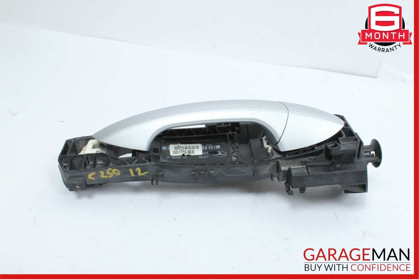 12-14 Mercedes W204 C250 Right Side Exterior Door Handle Keyless Go OEM