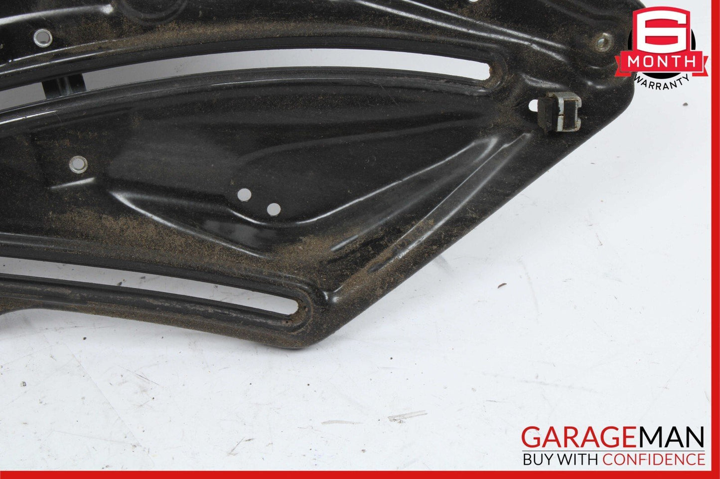 10-16 Mercedes E350 E550 Coupe Rear Left Door Regulator Window Frame w/o Motor