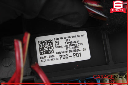 12-16 Mercedes X166 GL450 GL550 ML550 Rear Relay Fuse Box 1669063901 OEM
