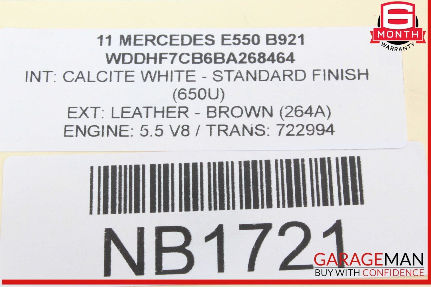 10-11 Mercedes W212 E550 Front Right Side LED Daytime Running Light Fog Lamp OEM