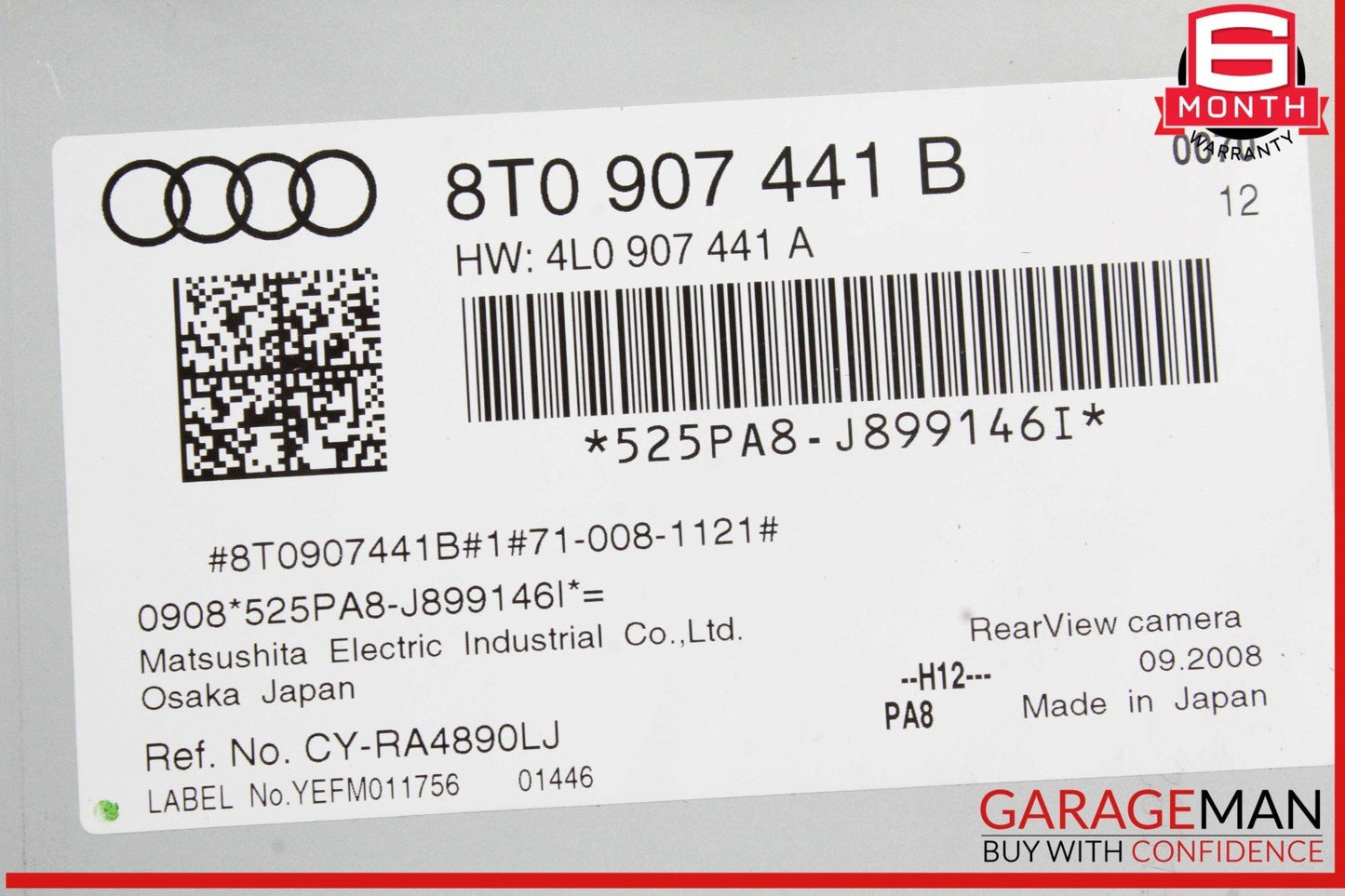09-16 Audi A4 A5 S4 S5 Rear View Back Up Camera Control Module Unit OEM