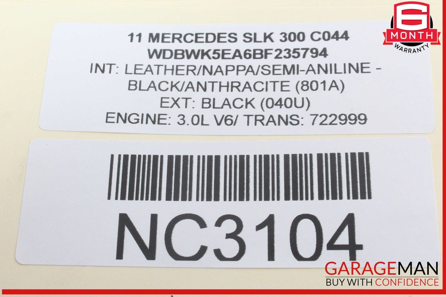 09-11 Mercedes R171 SLK300 SLK55 AMG Front Right Side Door Control Module OEM