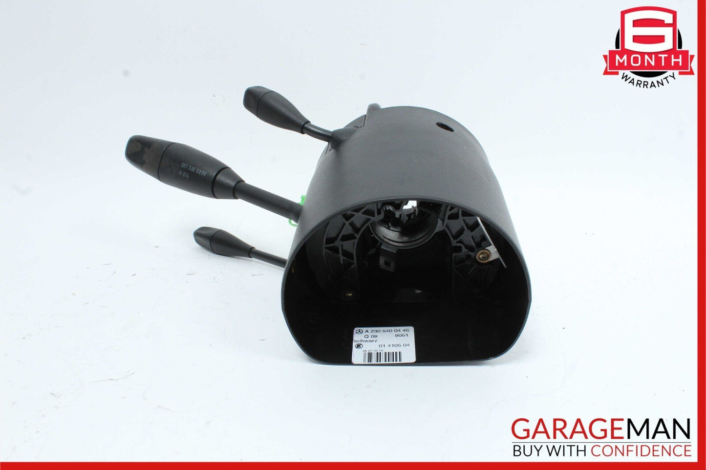03-06 Mercedes R230 SL500 Steering Column Control Switches Shroud Black OEM
