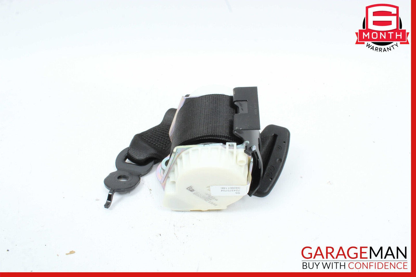 12-19 BMW 650i F06 Rear Center Seatbelt Seat Belt Retractor OEM