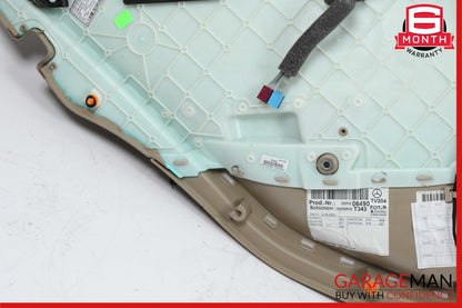 08-11 Mercedes W204 C300 Rear Right Passenger Side Interior Door Panel Beige OEM