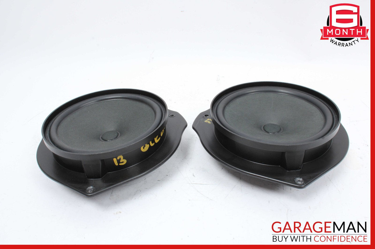 08-15 Mercedes W204 C250 C350 Front Right & Left Door Sound Speakers Set of 2