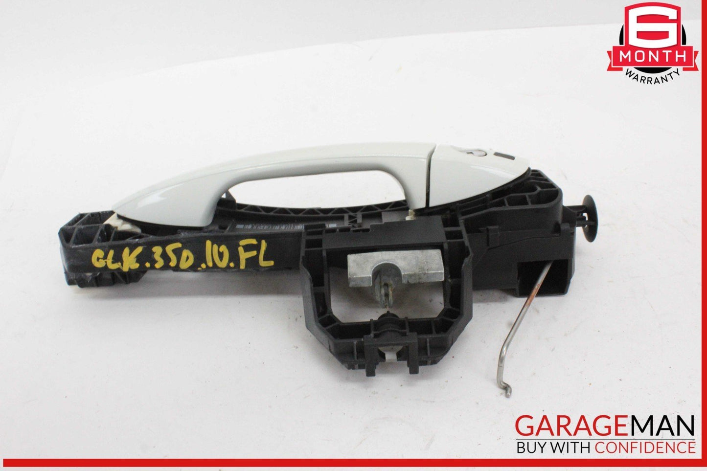 10-15 Mercedes X204 GLK350 4MATIC Front Left Side Exterior Door Handle White OEM