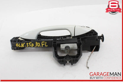 10-15 Mercedes X204 GLK350 4MATIC Front Left Side Exterior Door Handle White OEM