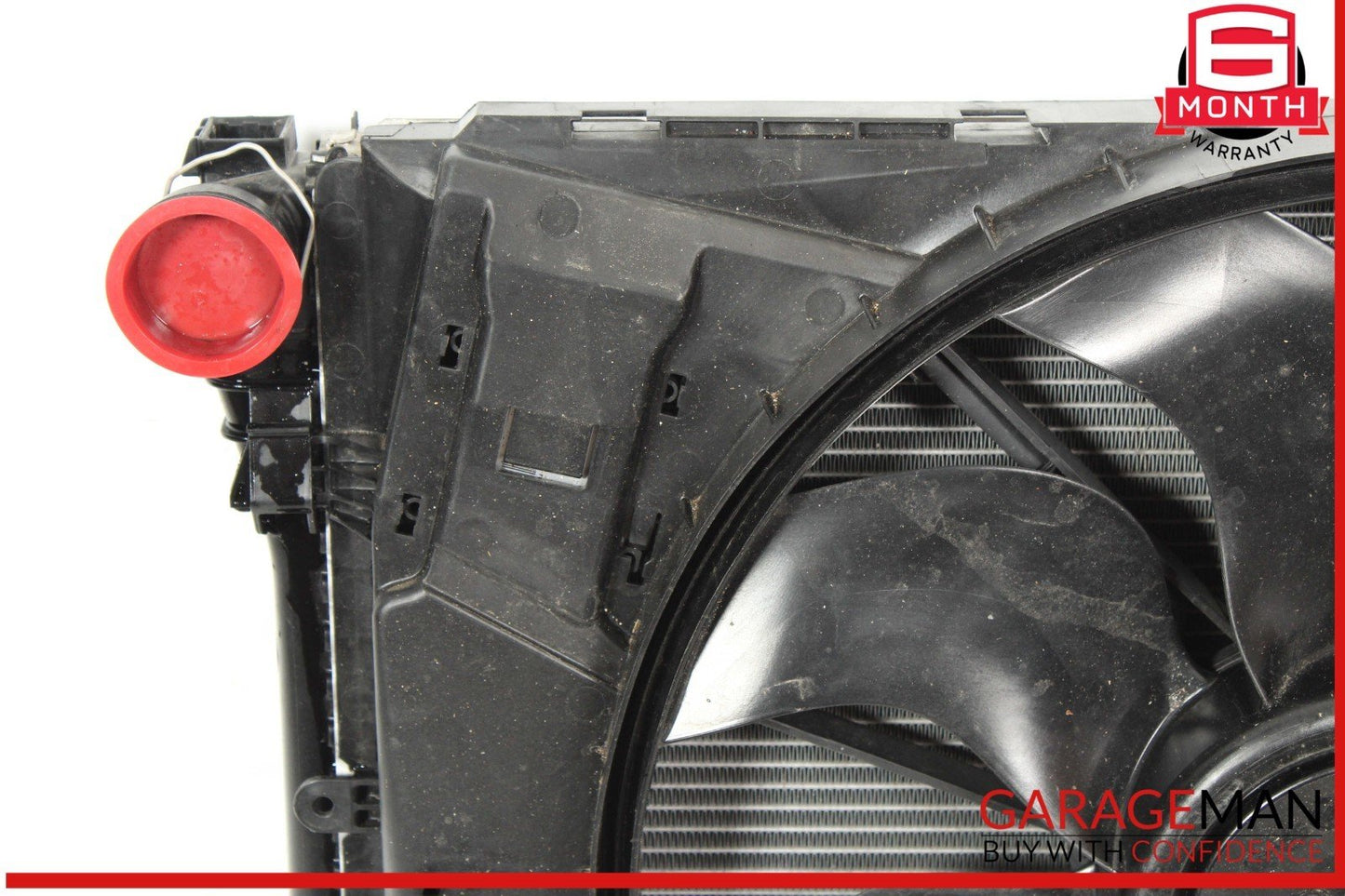 08-14 Mercedes W204 C250 E550 Engine Radiator Condenser Cooling Fan Motor Assy