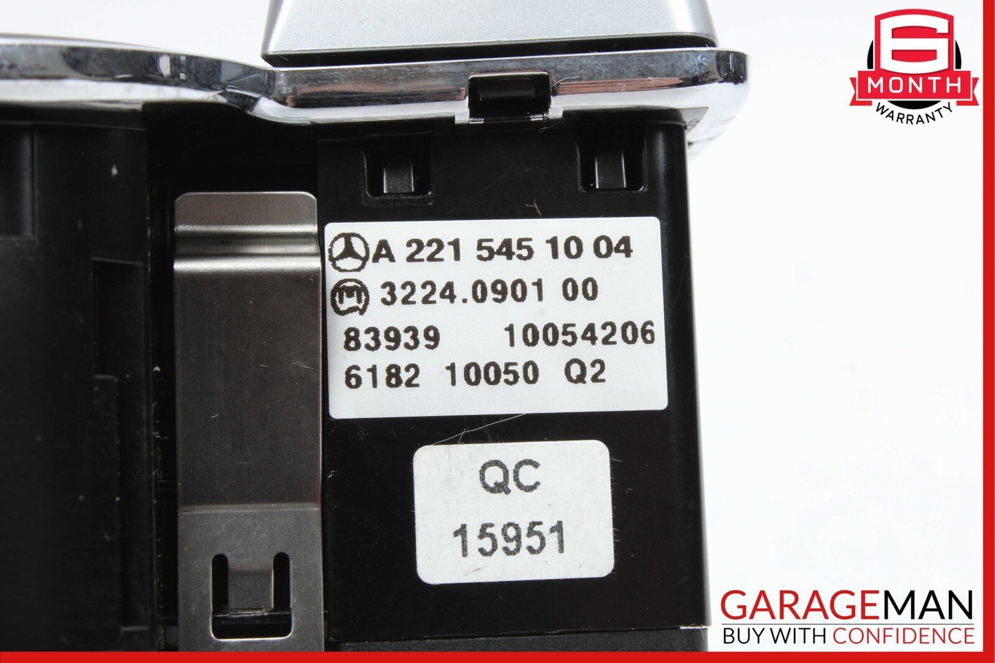 07-14 Mercedes S550 CL550 Head Light Headlight Fog Light Switch Control Module