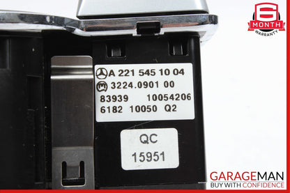 07-14 Mercedes S550 CL550 Head Light Headlight Fog Light Switch Control Module