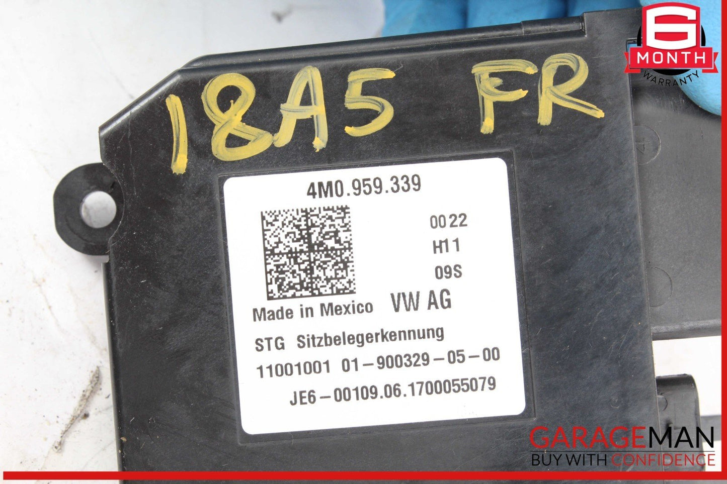 17-24 Audi A5 A4 Front Right Side Seat Occupant Sensor Module 4M0959339 OEM