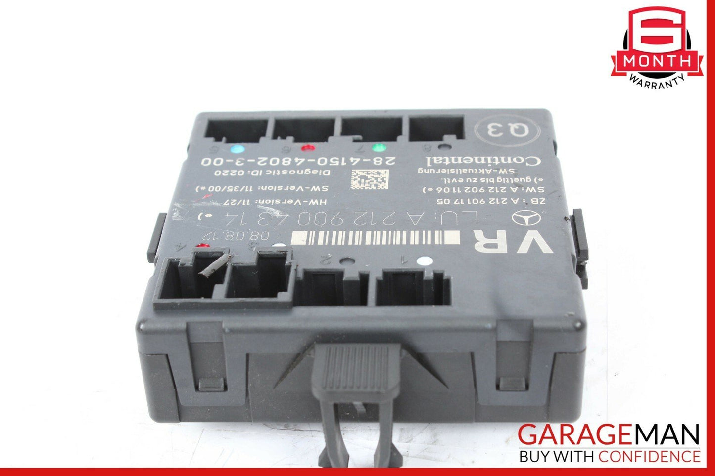 08-14 Mercedes W204 C250 C300 C350 Front Right Side Door Control Module Unit