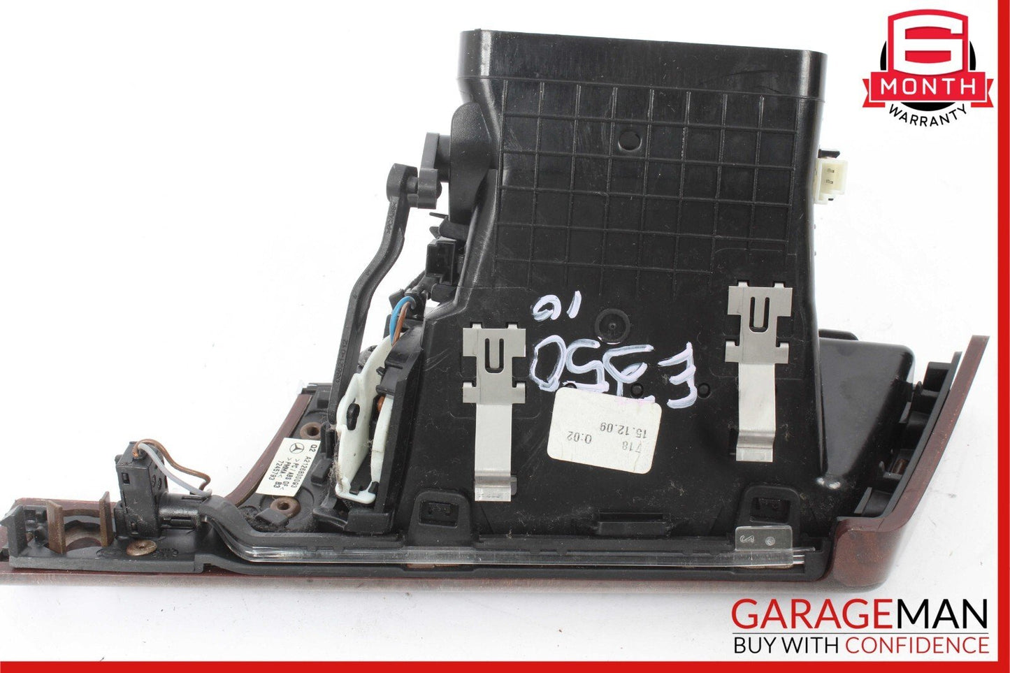 10-13 Mercedes W212 E350 E400 Dashboard Dash AC A/C Air Vent Left Trim Wood OEM