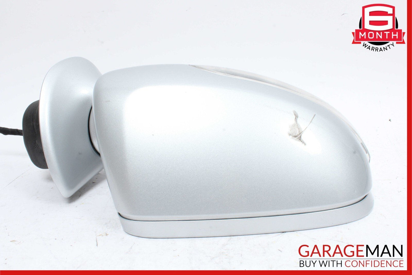 07-09 Mercedes W211 E350 E550 Front Right Side Door Rear View Mirror Silver OEM