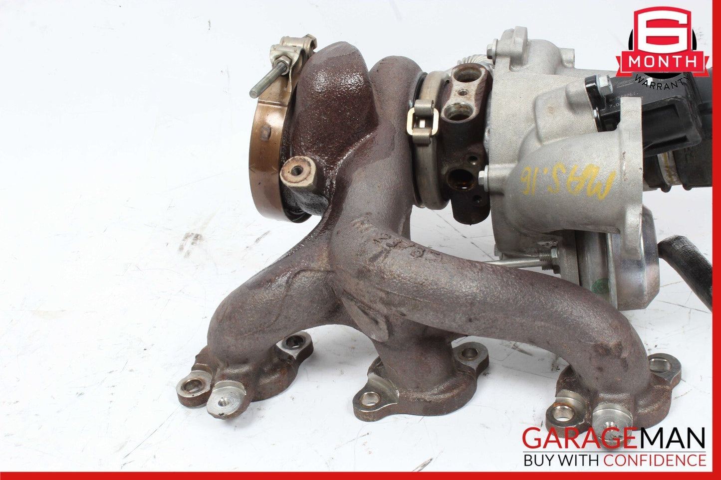 14-20 Maserati Ghibli Levante M157 Left Turbocharger Turbo Charger Manifold OEM