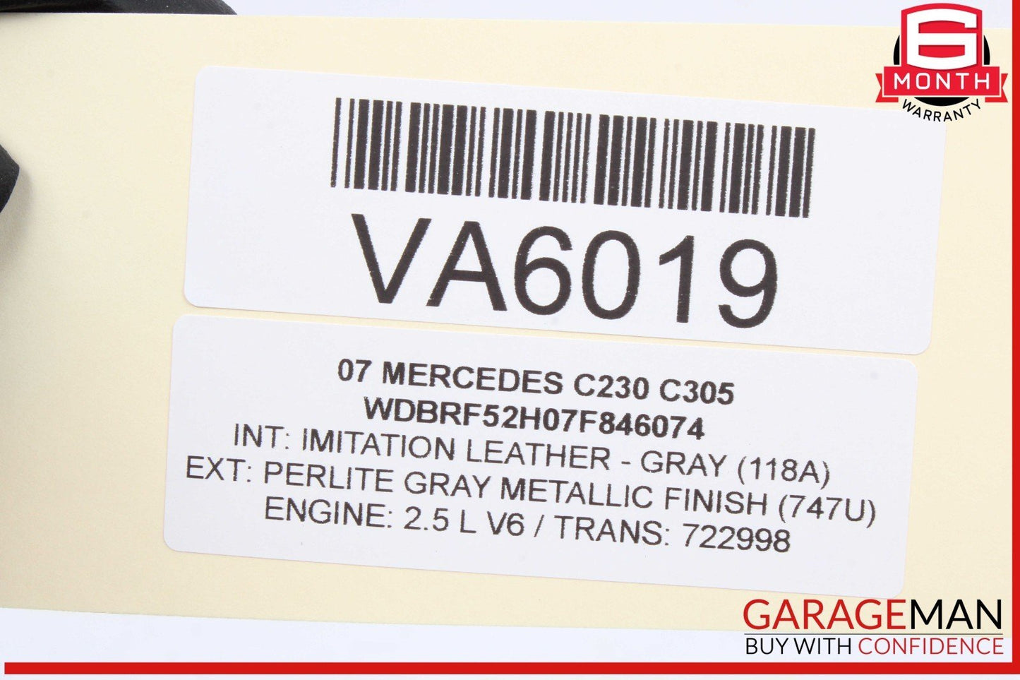 01-07 Mercedes W203 C230 C320 Front Right Door Control Module 2038201285 OEM