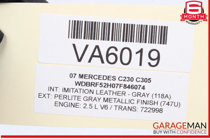 01-07 Mercedes W203 C230 C320 Front Right Door Control Module 2038201285 OEM