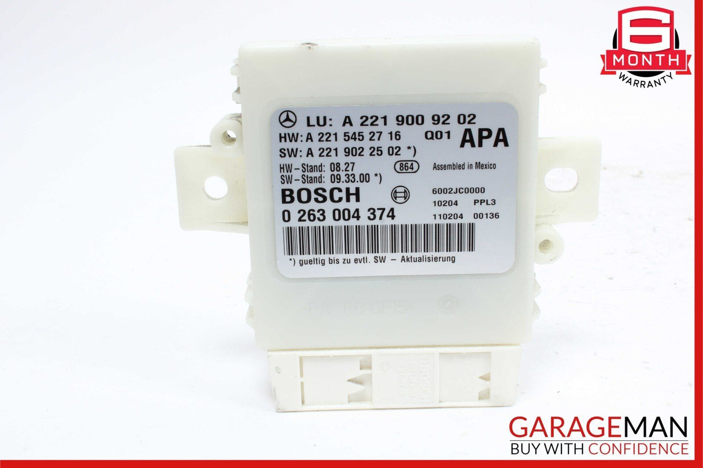 10-13 Mercedes W221 S550 S400 Park Assist Parktronic Sensor Module Control OEM