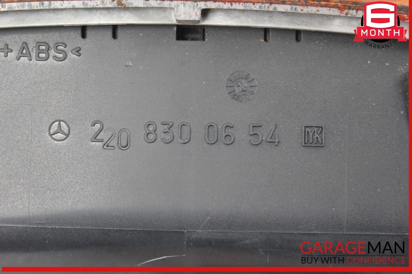 00-06 Mercedes W220 S430 S500 Center Console Rear Air Vent 2208300654 OEM