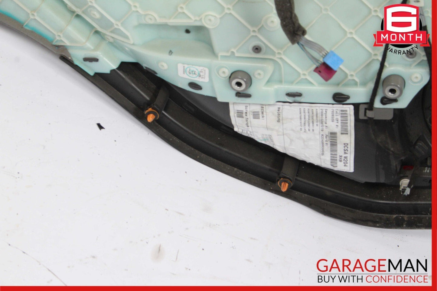 08-14 Mercedes W204 C250 C300 Sedan Rear Right Side Interior Door Panel Grey