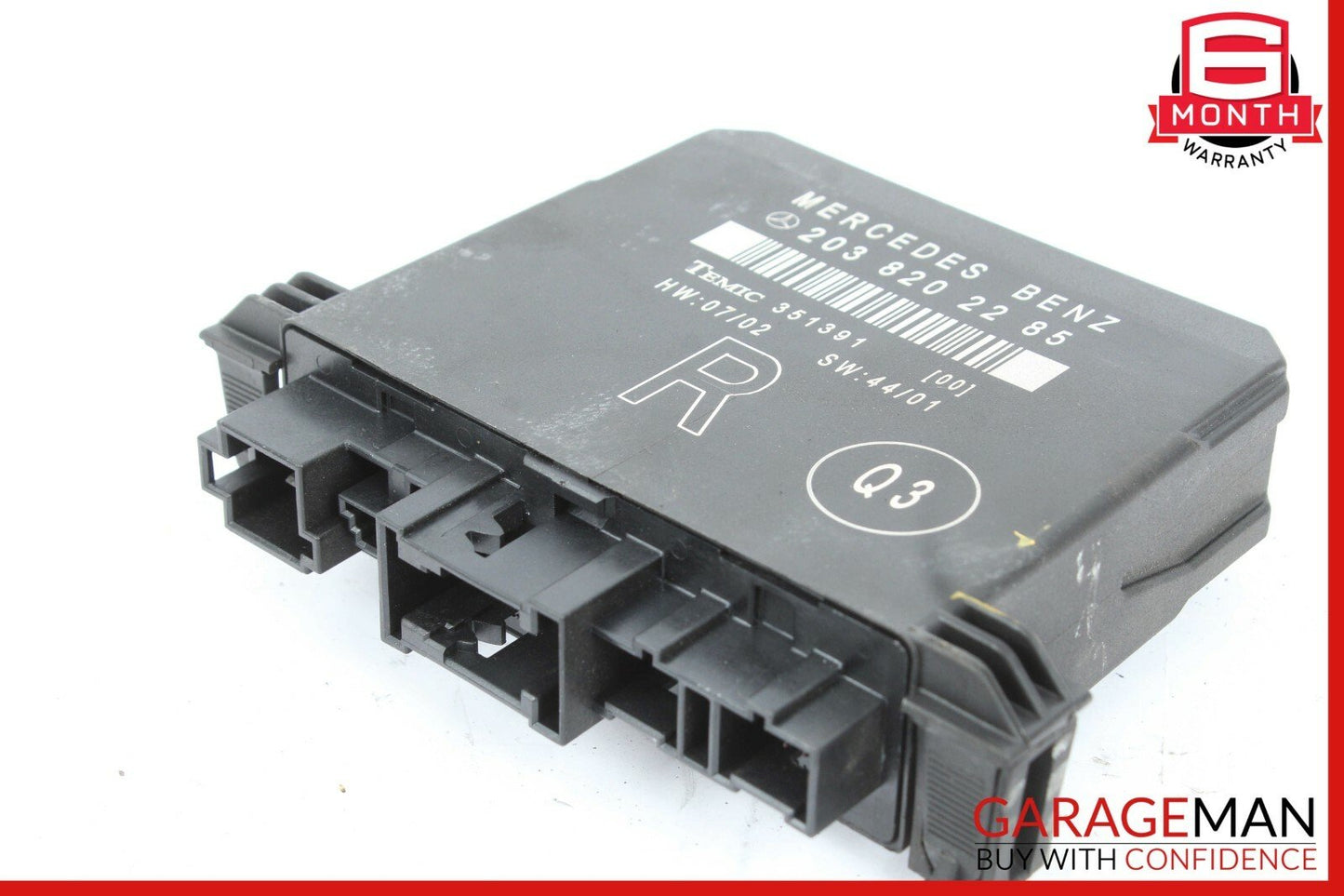 01-07 Mercedes W203 C55 AMG C230 Rear Right Side Door Control Module Unit OEM