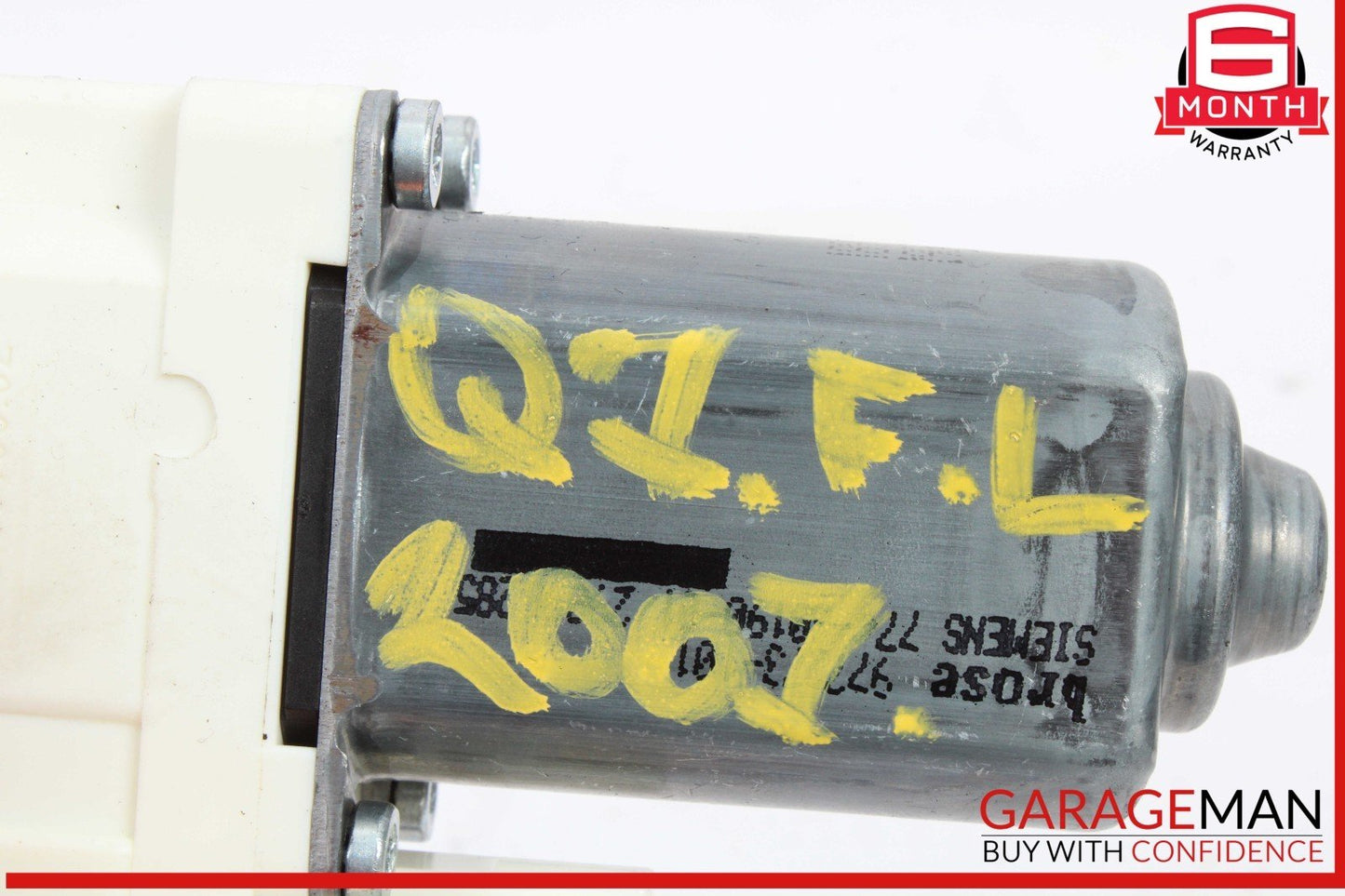 07-15 Audi Q7 Front Left Driver Side Window Regulator Motor 4L0959801B OEM
