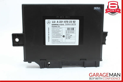 07-10 Mercedes W221 S550 CL550 CL600 S63 AMG Keyless Go Control Module Unit OEM