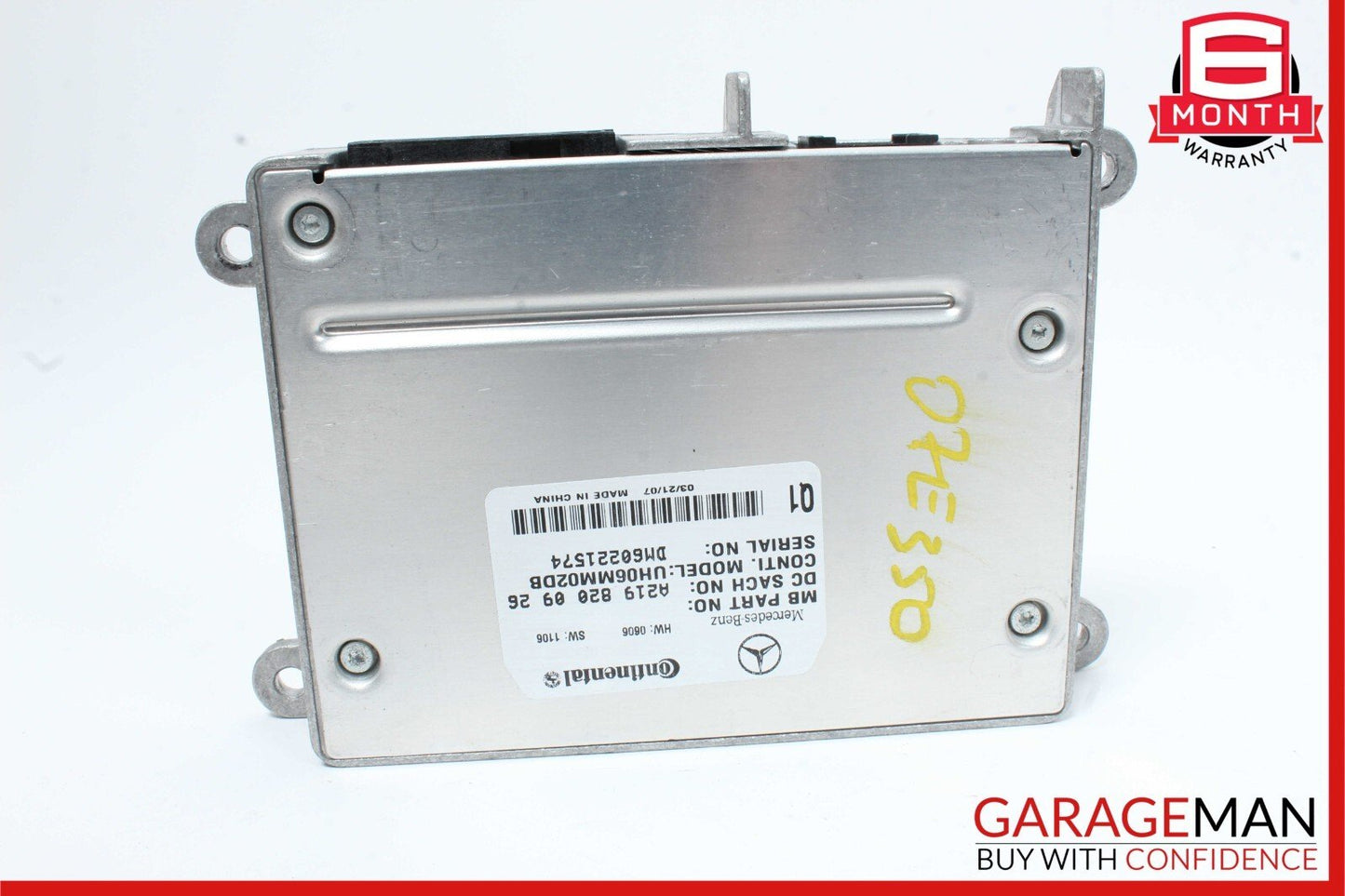 06-12 Mercedes W211 E350 ML350  Communication Control Module 2198200926 OEM
