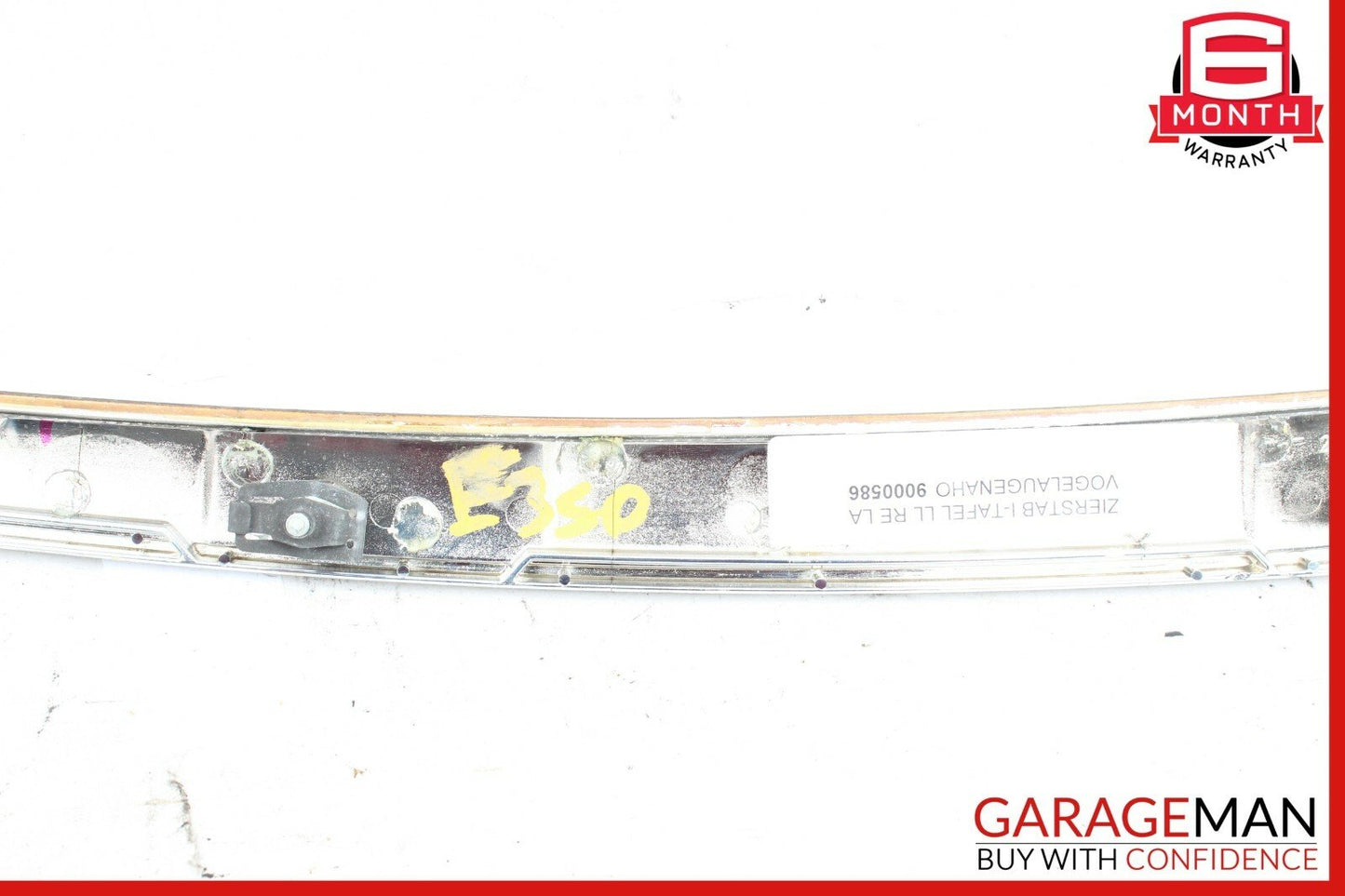 03-09 Mercedes W211 E320 E550 Right Side Dashboard Center Molding Trim Wood
