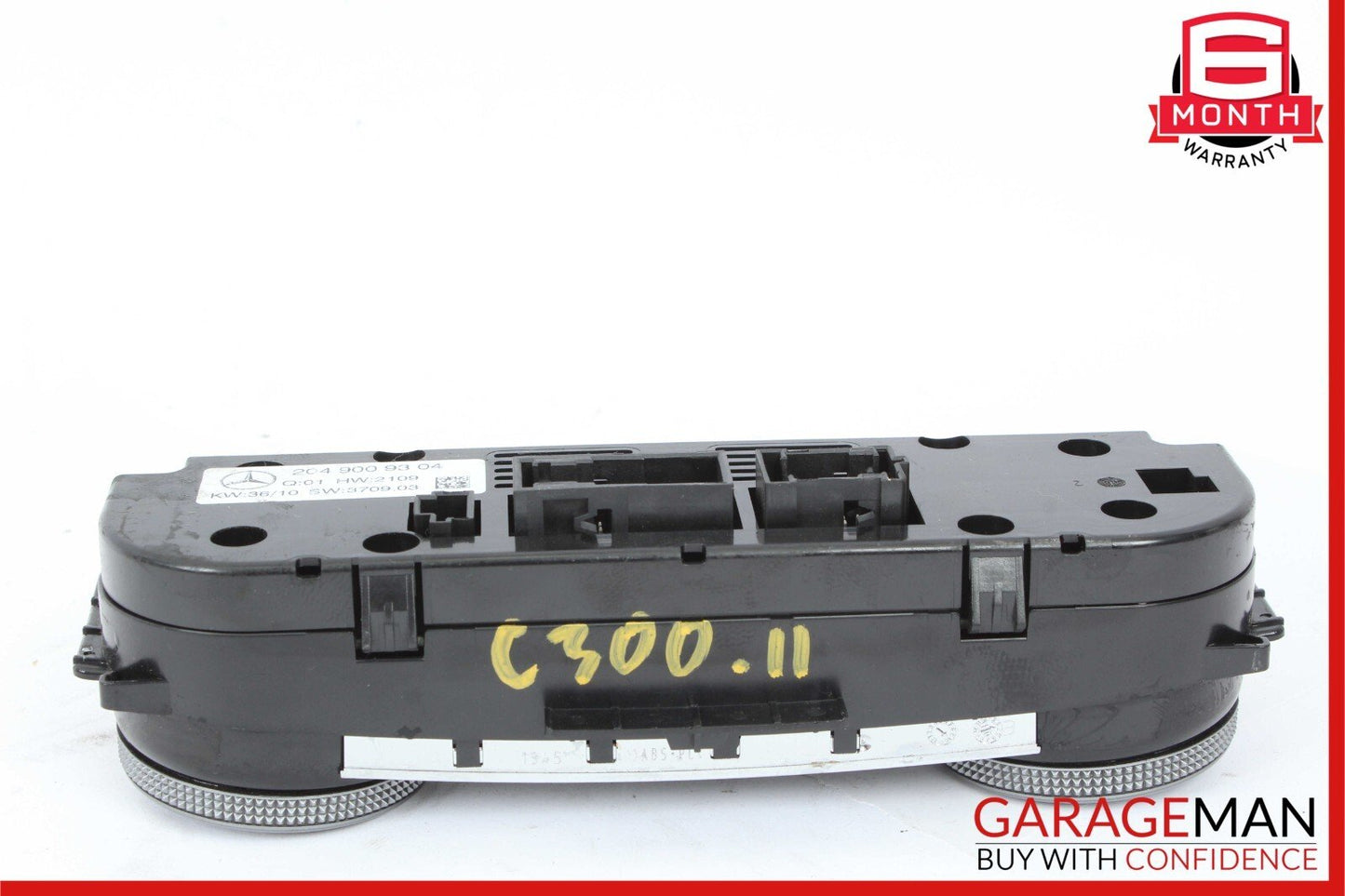 08-11 Mercedes W204 C300 A/C Heater Climate Temperature Switch Control Module