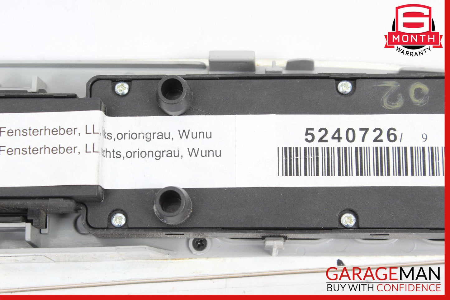 00-02 Mercedes W220 S55 Front Left Driver Side Master Window Switch Panel Wood