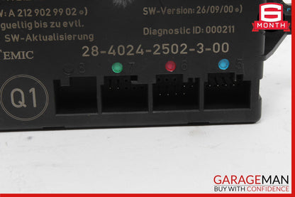 08-18 Mercedes W212 E550 C350 CLS550 Rear Left Side Door Control Module OEM