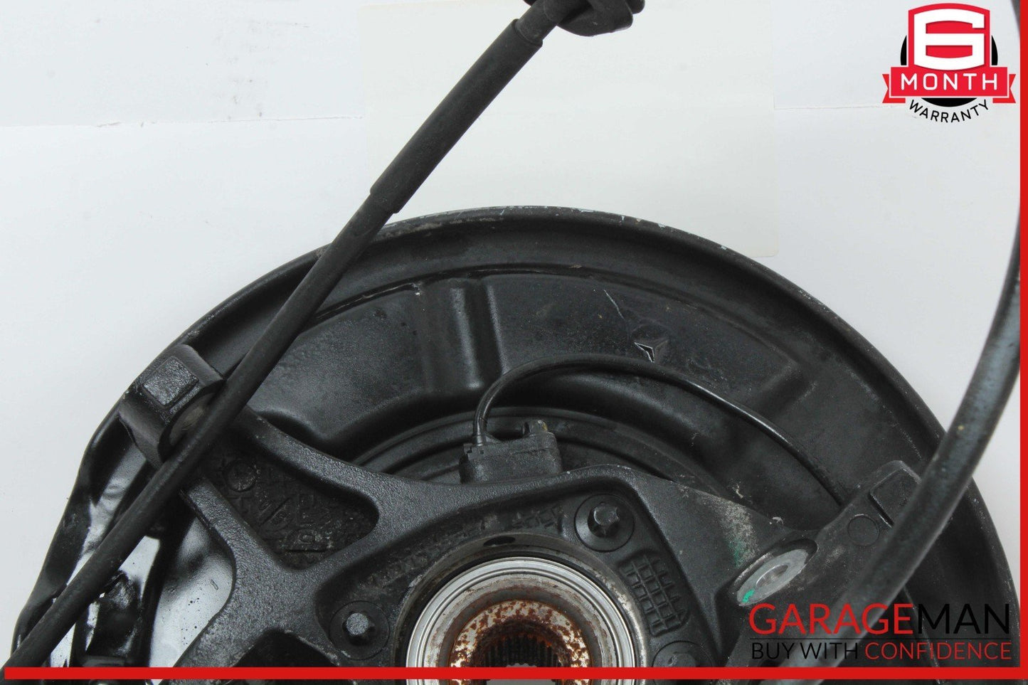 03-12 Mercedes R230 SL500 Rear Left Side Spindle Knuckle Hub w/ Rotor Disc OEM