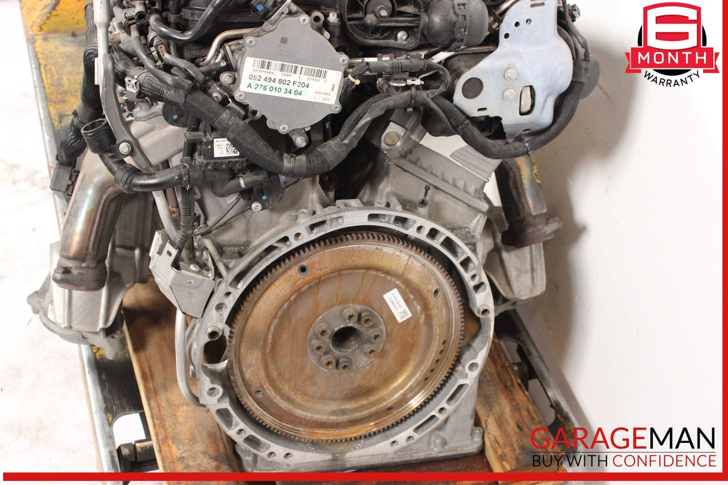 12-16 Mercedes W204 C350 3.5L V6 RWD Engine Motor Block Assembly OEM
