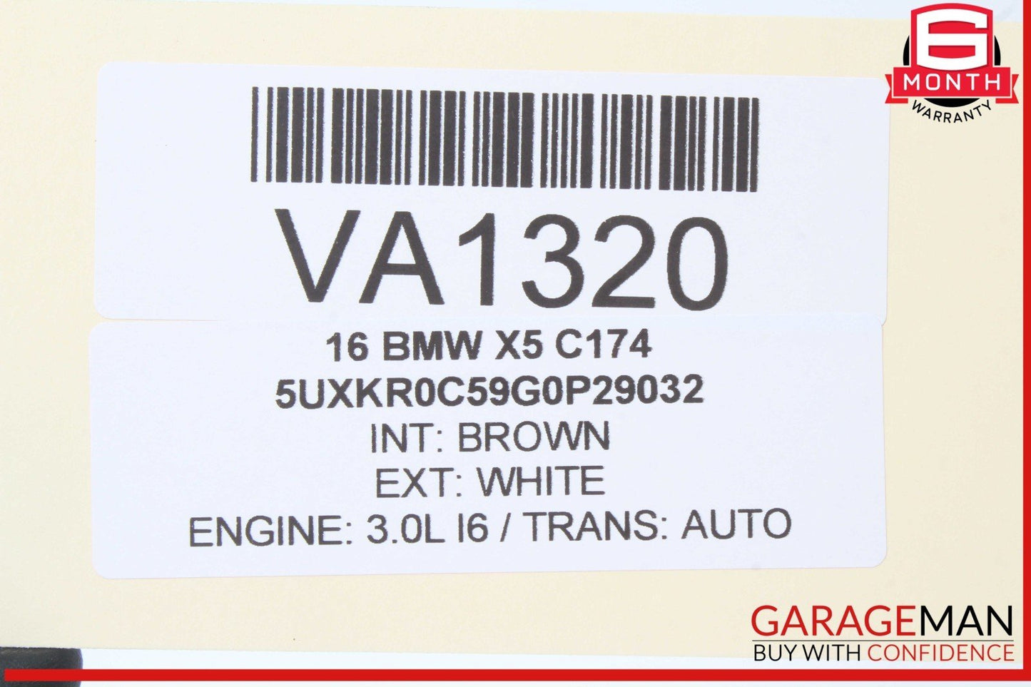 14-18 BMW X5 Lane Change Warning Control Sensor 12037310 OEM
